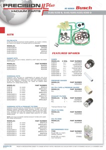 Busch Major Repair Kit with GX Vanes - 0160B
