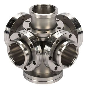 Double Cross with Rotatable Flanges - St St DN 100 CF